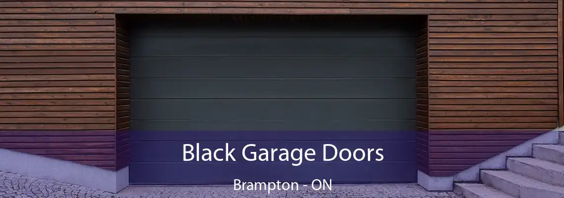 Black Garage Doors Brampton - ON