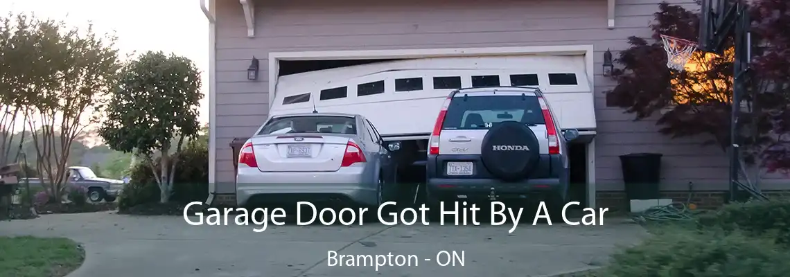 Garage Door Got Hit By A Car Brampton - ON