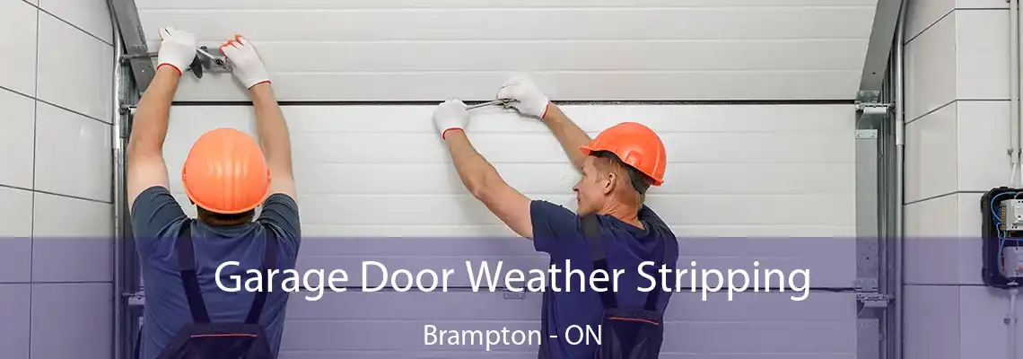 Garage Door Weather Stripping Brampton - ON