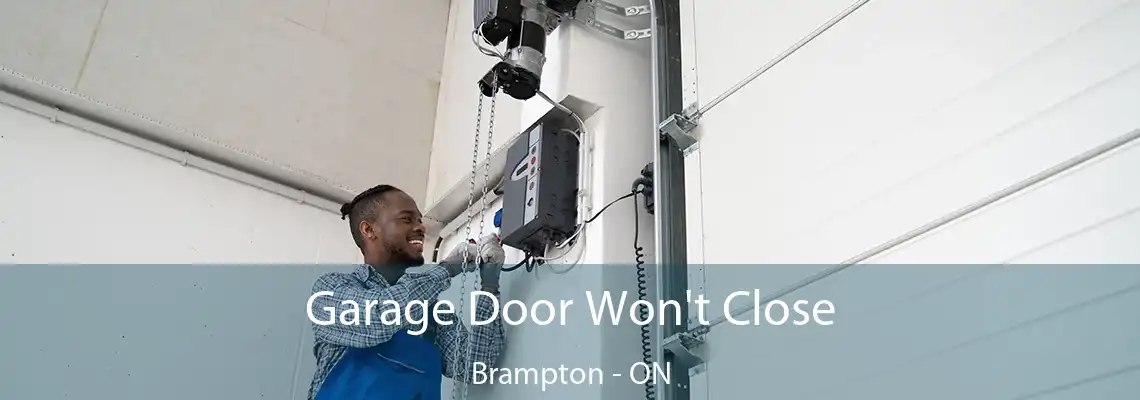 Garage Door Won't Close Brampton - ON