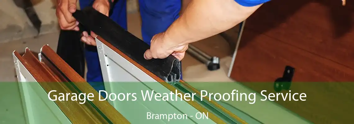 Garage Doors Weather Proofing Service Brampton - ON